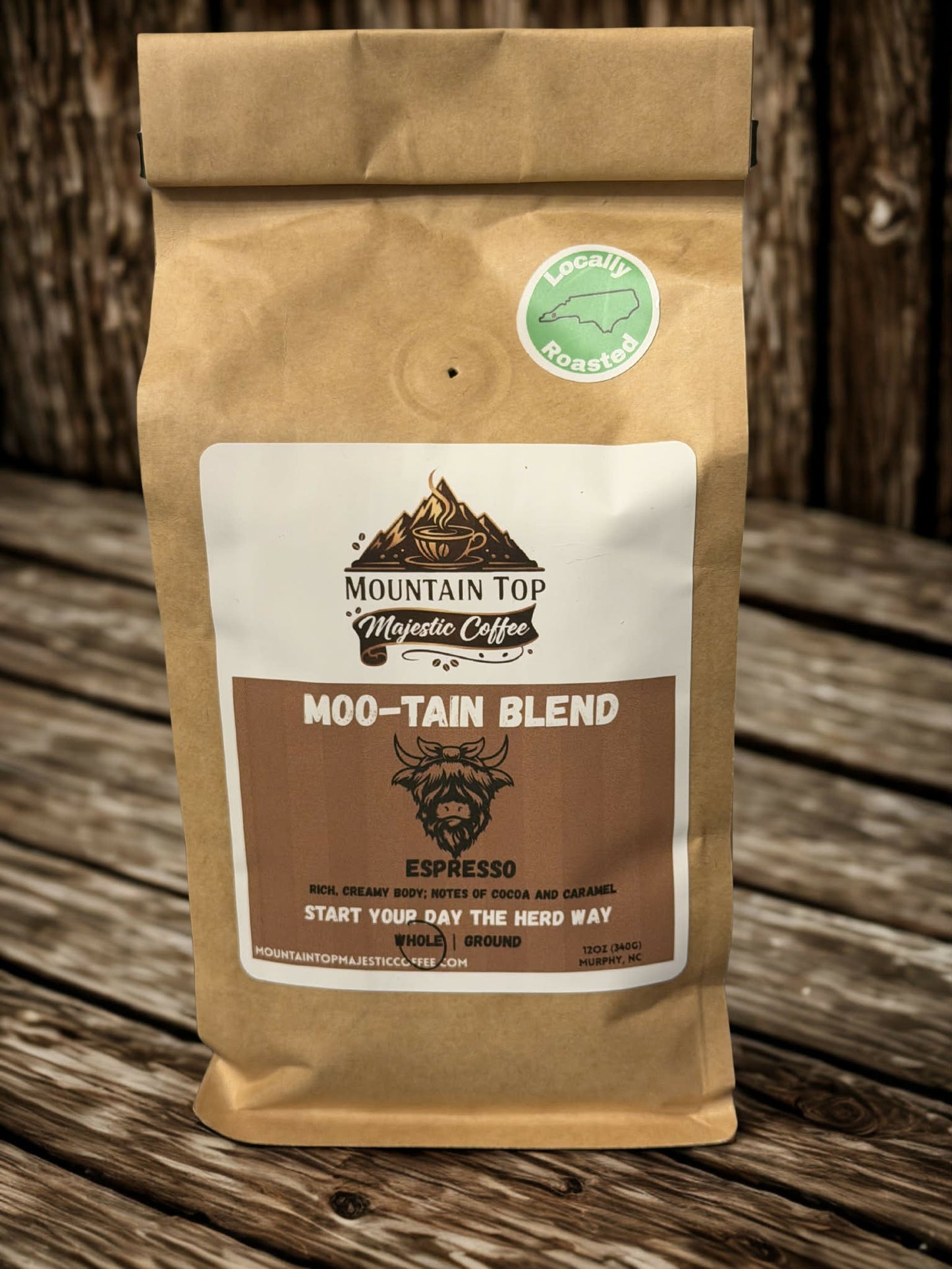 Moo - tain Blend - Mountain Top Majestic Coffee llc